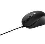 ASUS MU101C Blue Ray Silent kabelgebundene Maus, Schwarz