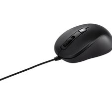 ASUS MU101C Blue Ray Silent kabelgebundene Maus, Schwarz