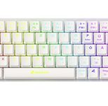 Sharkoon PureWriter W65 Tastatur Kailh Red - DE Layout, Weiß