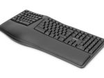 Digitus ergonomische kabellose Tastatur - QWERTZ Deutsch - Schwarz