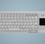 Active Key AK-4400 Tastatur Universal USB QWERTY US Englisch Weiß