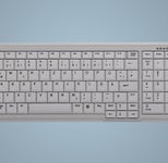 Active Key AK-7000 Industrietastatur - Deutsch - Weiß
