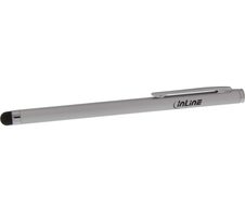 InLine Stylus, Stift für Touchscreens von Smartphone und Tablet, silber