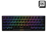 Sharkoon SKILLER SGK50 S4 Gaming Tastatur bk Kailh Brown - DE Layout, Schwarz