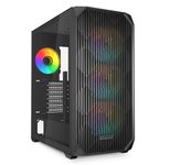 Sharkoon PC Gehäuse AK3 RGB Black ATX schwarz