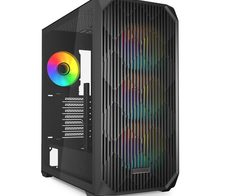 Sharkoon PC Gehäuse AK3 RGB Black ATX schwarz