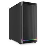Sharkoon PC Gehäuse AK4 RGB Strip Black ATX schwarz