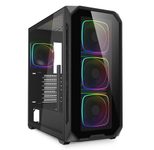 Sharkoon PC Gehäuse AK5G RGB Black ATX schwarz