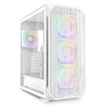 Sharkoon PC Gehäuse AK5M RGB White ATX weiß