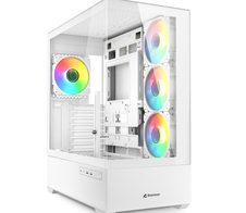 Sharkoon PC Gehäuse AK6 RGB White ATX weiß