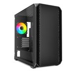 Sharkoon PC Gehäuse MK2 RGB Black Micro-ATX schwarz