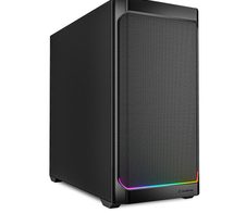 Sharkoon PC Gehäuse MK4 RGB Strip Black Micro-ATX schwarz