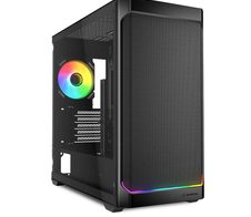 Sharkoon PC Gehäuse MK4W RGB Strip Black Micro-ATX schwarz