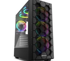 Sharkoon PC Gehäuse RGB HEX ATX schwarz