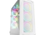 Sharkoon PC Gehäuse REV300 RGB White ATX weiß