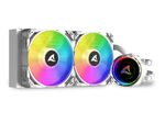 Sharkoon S80 RGB - White kompakte All-in-One-Wasserkühlung