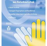 WUNDmed® unisex Gummihandschuhe Größe M gelb 1 Paar