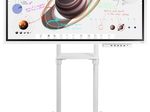 Samsung Flip Pro WM55B Flipchart 138,7 cm 55 Zoll inkl. Peerless TRVT-FLIP2 mobiler Rollwagen & Tray CY-TF65BBC