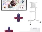 Samsung Flip Pro WM55B Flipchart 138,7 cm 55 Zoll + Peerless TRVT-FLIP2 mobiler Rollwagen + Samsung Flip Pro Tray CY-TF65BBC Anschlussbox
