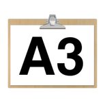 MAUL Klemmbrett MAULtilia 2394870 DIN A3 quer braun Holzhartfaser, 1 St.