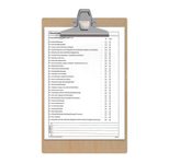 MAUL Klemmbrett MAULtilia 2394570 DIN A4 braun Holzhartfaser, 1 St.