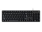Logitech G G413 SE Tastatur Gaming USB QWERTY US International Schwarz (Vertrieb)