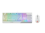 MSI Vigor GK30 combo Gaming Tastatur-und-Maus Set - Deutsch - weiß
