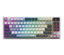 MSI FORGE GK600 TKL W SKY DE Tastatur Gaming