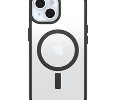 OtterBox React MagSafe Apple iPhone 16e/15/14/13  Black Crystal - clear/black