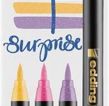 edding 1340 glitzer Brush-Pens Mehrfarbig 1.0 - 6.0 mm