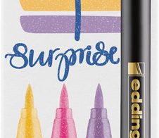 edding 1340 glitzer Brush-Pens Mehrfarbig 1.0 - 6.0 mm