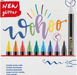 edding 1340 glitzer Brush-Pens Mehrfarbig 1.0 - 6.0 mm