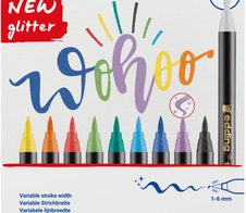 edding 1340 glitzer Brush-Pens Mehrfarbig 1.0 - 6.0 mm