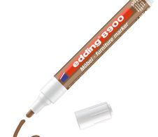 edding 8900 Möbelmarker weiß 1.5 - 2.0 mm Schreibfarbe: Braun