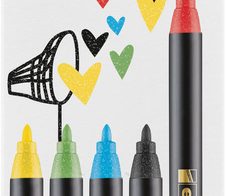 edding 1200 glitzer basic Filzstift Mehrfarbig 3.0 mm