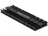DeLOCK Kühlkörper flach 70 mm für M.2 Modul schwarz