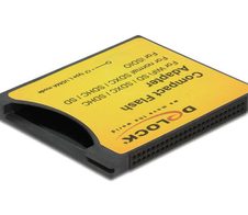DeLOCK Compact Flash Adapter für iSDIO (WiFi SD), SDHC, SDXC Speicherkarten