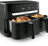 Tefal EY901N10 Dual Easy Fry Heißluftfritteuse schwarz