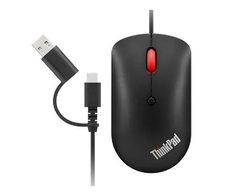 Lenovo ThinkPad Compact kabelgebundene Maus - USB, USB-C - schwarz