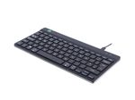 R-Go Tools Compact Break kabelgebundene Tastatur - QWERTY UK - schwarz
