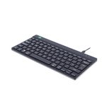 R-Go Tools Compact Break kabelgebundene Tastatur - QWERTY UK - schwarz
