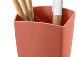 cep Stiftehalter TERRA NOVA 7,4 x 7,4 x 9,5 cm terracotta 2 Fächer
