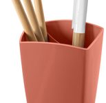 cep Stiftehalter TERRA NOVA 7,4 x 7,4 x 9,5 cm terracotta 2 Fächer