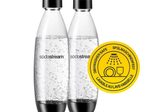 Sodastream DuoPack Fuse Flaschenset 2x 1L, schwarz