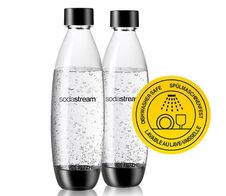 Sodastream DuoPack Fuse Flaschenset 2x 1L, schwarz