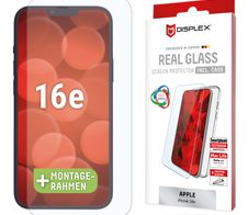 DISPLEX Panzerglas (10H) + Schutzhülle für Apple iPhone 16e