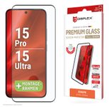 DISPLEX Premium Glas (Full Cover) für Xiaomi 15 Pro/15 Ultra