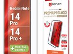 DISPLEX Premium Glas (Full Cover) für Xiaomi Redmi Note 13 Pro+/Note 14 Pro(+)