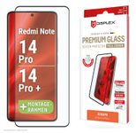 DISPLEX Premium Glas (Full Cover) für Xiaomi Redmi Note 13 Pro+/Note 14 Pro(+)