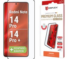 DISPLEX Premium Glas (Full Cover) für Xiaomi Redmi Note 13 Pro+/Note 14 Pro(+)